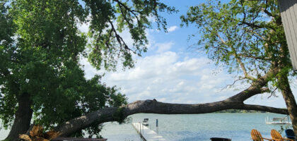 Yard Clean Up Okoboji - Tree debris haul from Nature Center Rd area